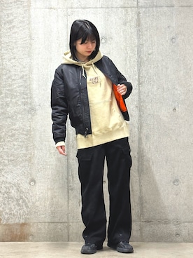 ヤマモトマイさん(レディース・165cm)の冬コーディネート