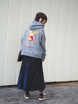 ヤマモトマイさん（レディース・165cm）の秋コーディネート