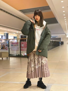 ヤマモトマイさん（レディース・165cm）の秋コーディネート