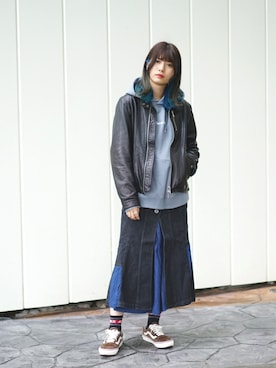 ヤマモトマイさん（レディース・165cm）の秋コーディネート