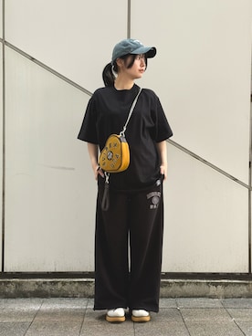 「AVIREX（アヴィレックス）のアイテム」を使った、ヤマモトマイさん（レディース・165cm）の夏コーディネート