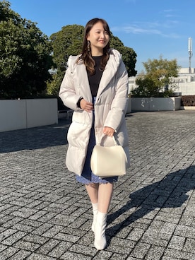 「index（インデックス）のアイテム（ジャケット/アウター）」を使った、みさかさん（レディース・158cm）の冬コーディネート