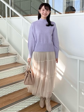 みさかさん（レディース・158cm）の冬コーディネート