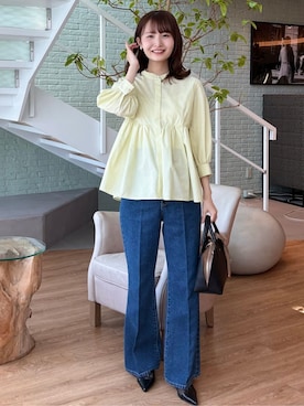 「index（インデックス）のアイテム（バッグ）」を使った、みさかさん（レディース・158cm）の春コーディネート