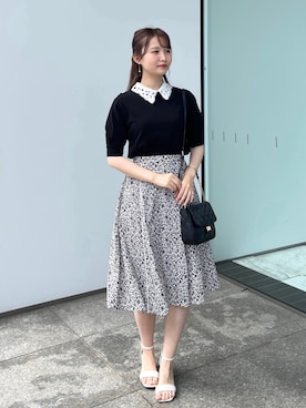 「インデックス」｜「アイテム（その他）」を使った、みさかさん（レディース・158cm）の春コーディネート