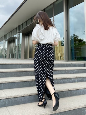 「OPAQUE.CLIP」｜「アイテム（その他）」を使った、みさかさん（レディース・158cm）の夏コーディネート