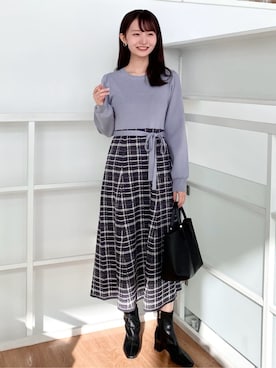 みさかさん（レディース・158cm）の冬コーディネート