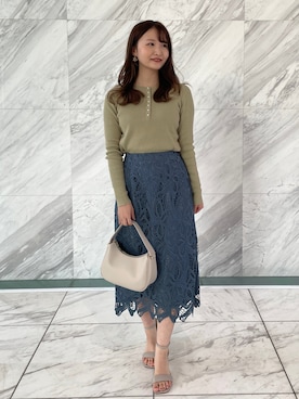 「OPAQUE.CLIP」｜「アイテム（その他）」を使った、みさかさん（レディース・158cm）の冬コーディネート