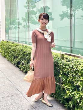 「OPAQUE.CLIP」｜「アイテム（その他）」を使った、みさかさん（レディース・158cm）の夏コーディネート