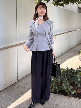 「index（インデックス）のアイテム（バッグ）」を使った、みさかさん（レディース・158cm）の春コーディネート