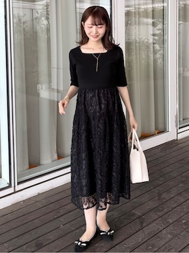 「index（インデックス）のアイテム（バッグ）」を使った、みさかさん（レディース・158cm）の春コーディネート