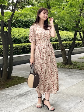 「OPAQUE.CLIP」｜「アイテム（その他）」を使った、みさかさん（レディース・158cm）の春コーディネート