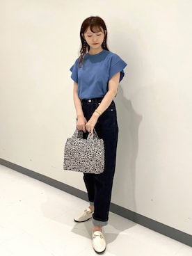 「オペークドットクリップ」｜みさかさん（レディース・158cm）の秋コーディネート