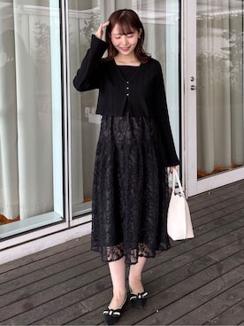 「index（インデックス）のアイテム（バッグ）」を使った、みさかさん（レディース・158cm）の春コーディネート