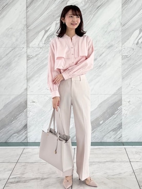 「index（インデックス）のアイテム（バッグ）」を使った、みさかさん（レディース・158cm）の冬コーディネート