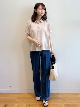 「index（インデックス）のアイテム（バッグ）」を使った、みさかさん（レディース・158cm）の春コーディネート