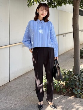 「index（インデックス）のアイテム（バッグ）」を使った、みさかさん（レディース・158cm）の冬コーディネート