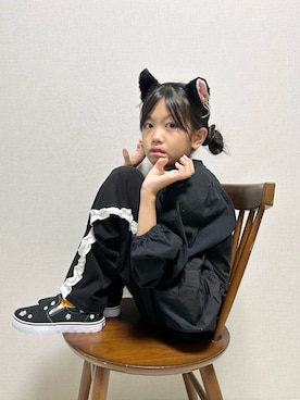 「アイテム（パンツ）」を使った、haru__maaさん（キッズ・132cm）の秋コーディネート