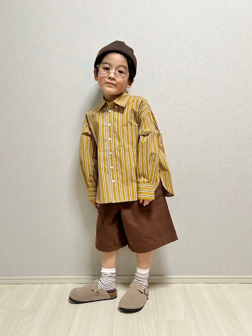 セール】ストライプシャツLS 137075（シャツ/ブラウス