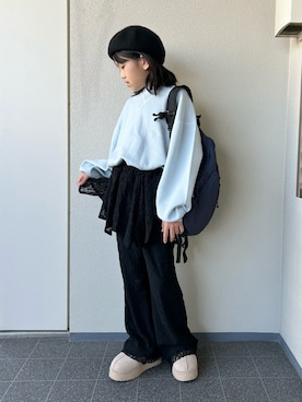 「アイテム（シューズ）」を使った、haru__maaさん（キッズ・134cm）の冬コーディネート