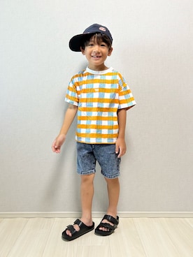「アイテム（トップス）」を使った、haru__maaさん（キッズ・110cm）の夏コーディネート