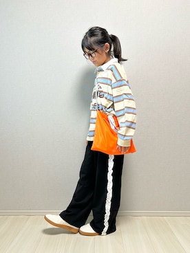 「アイテム（トップス）」を使った、haru__maaさん（キッズ・131cm）の秋コーディネート