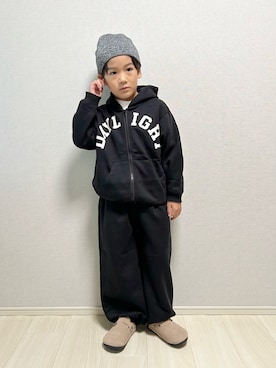 「アイテム（セットアップ）」を使った、haru__maaさん（キッズ・110cm）の秋コーディネート