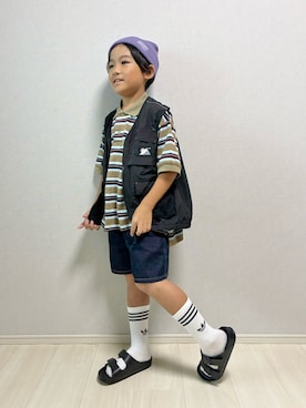 haru__maaさん（キッズ・120cm）の夏コーディネート