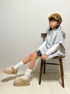 「アイテム（帽子）」を使った、haru__maaさん（キッズ・132cm・10代）の秋コーディネート