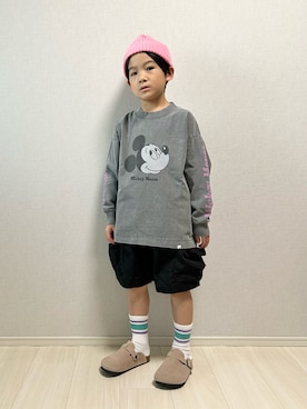 「GEORGE'S（ジョージズ）のアイテム」を使った、haru__maaさん（キッズ・120cm）の冬コーディネート