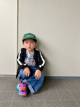 「古着」｜haru__maaさん（キッズ・100cm）の春コーディネート