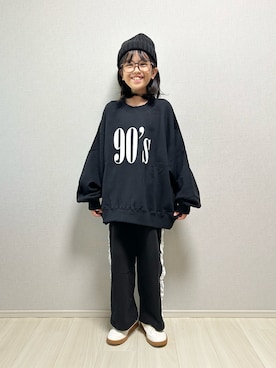 「アイテム（トップス）」を使った、haru__maaさん（キッズ・132cm）の秋コーディネート