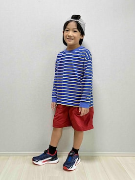 「and D. petit main（アンドディープティマイン）のアイテム」を使った、haru__maaさん（キッズ・120cm）の秋コーディネート