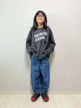 「アイテム（パンツ）」を使った、haru__maaさん（キッズ・131cm）の秋コーディネート