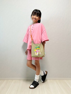 「アイテム（バッグ）」を使った、haru__maaさん（キッズ・131cm・10代）の夏コーディネート
