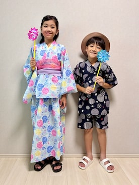 haru__maaさん(キッズ・120cm)の夏コーディネート