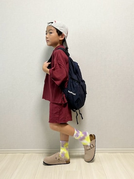 「アイテム（サンダル）」を使った、haru__maaさん（キッズ・110cm）の夏コーディネート