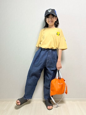 「and D. petit main（アンドディープティマイン）のアイテム」を使った、haru__maaさん（キッズ・137cm）の夏コーディネート
