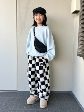 「アイテム（ブーツ）」を使った、haru__maaさん（キッズ・134cm・10代）の冬コーディネート