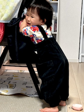 「アイテム（シャツ/ブラウス）」を使った、モーリーさん（キッズ・80cm）の秋コーディネート