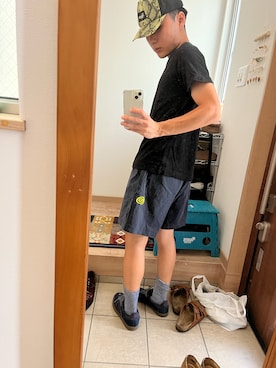 「SOLのアイテム」を使った、naokiさん（メンズ・168cm）の夏コーディネート