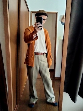 「MR.OLIVE（ミスターオリーブ）のアイテム」を使った、しおさん（メンズ・172cm）の春コーディネート