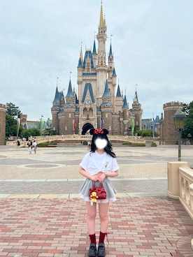 「BUBBLES（バブルス）のアイテム」を使った、しのさん（レディース・153cm）の夏コーディネート