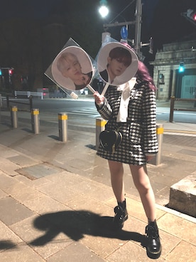 「ANDGEEBEE（アンジービー）のアイテム」を使った、しのさん（レディース・154cm）の秋コーディネート