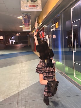 「アイテム（トートバッグ）」を使った、しのさん（レディース・153cm）の秋コーディネート