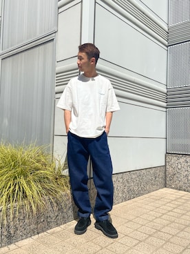 「PG（ピージー）のアイテム（その他シューズ）」を使った、しょーまさん（メンズ・169cm）の春コーディネート