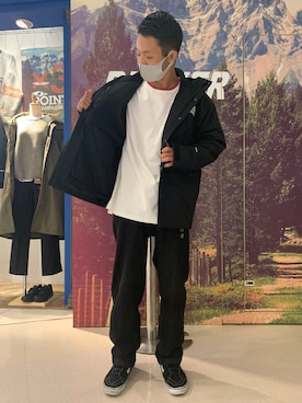 「グラミチ」｜「アイテム（マウンテンパーカー）」を使った、しょーまさん（メンズ・169cm）の秋コーディネート