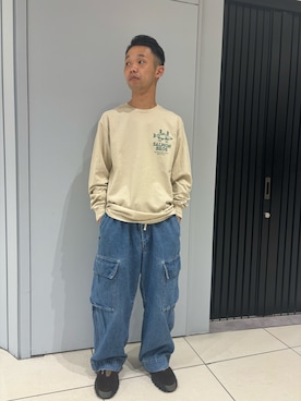 「BEAVER（ビーバー）のアイテム」を使った、しょーまさん（メンズ・169cm）の秋コーディネート