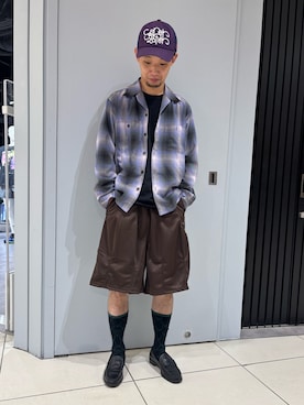 「schott(ショット)のアイテム」を使った、しょーまさん(メンズ・169cm)の夏コーディネート