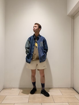 「KEEN（キーン）のアイテム（その他シューズ）」を使った、しょーまさん（メンズ・169cm）の春コーディネート